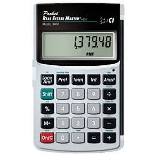 Real Estate Master Calculator - 9-Digit Financial & Loan Solver, Pocket Size