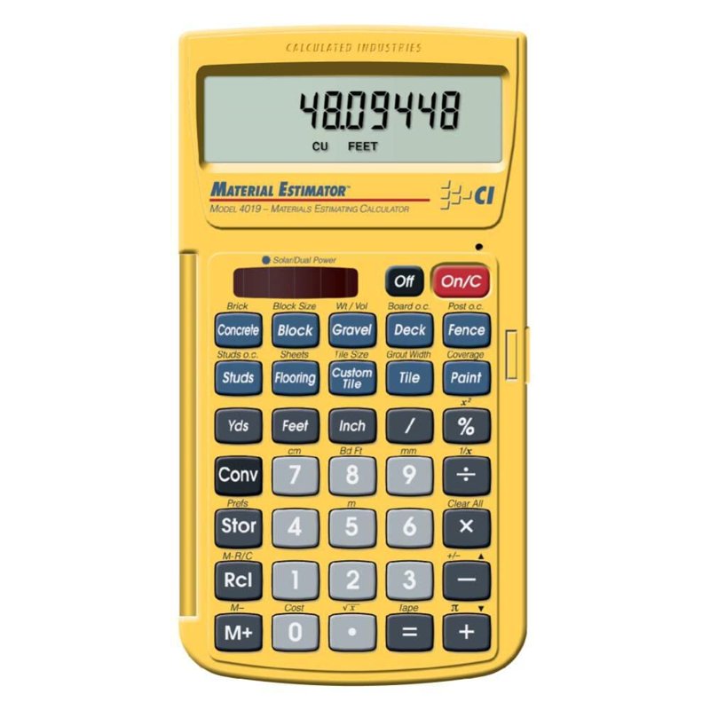 Material Estimator Calculator for Construction and DIY Projects