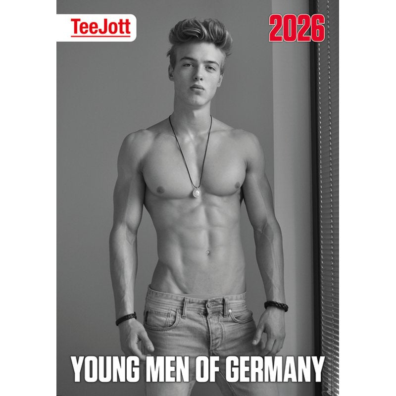 2026 German Men Calendar - Artistic Nude Black & White Photographs