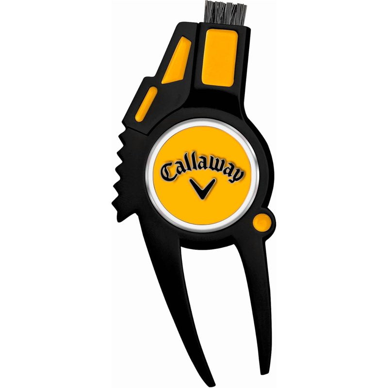 4-in-1 Golf Divot Repair Tool with Markers & Brush - Multiple Colors