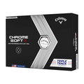 Callaway Chrome Soft X Triple Track Golf Balls 12pk White - 2022