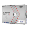 Callaway Chrome Soft X LS Triple Track Golf Balls 12pk White - 2022