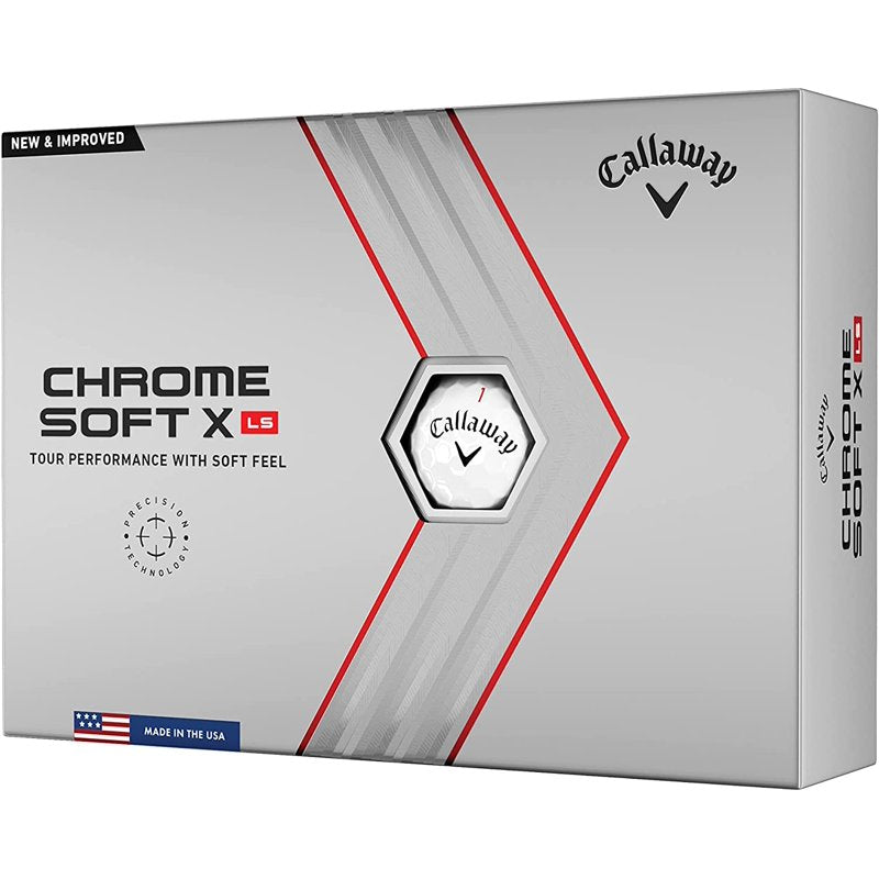 Callaway Chrome Soft X LS Golf Balls 12 Pack White 2022