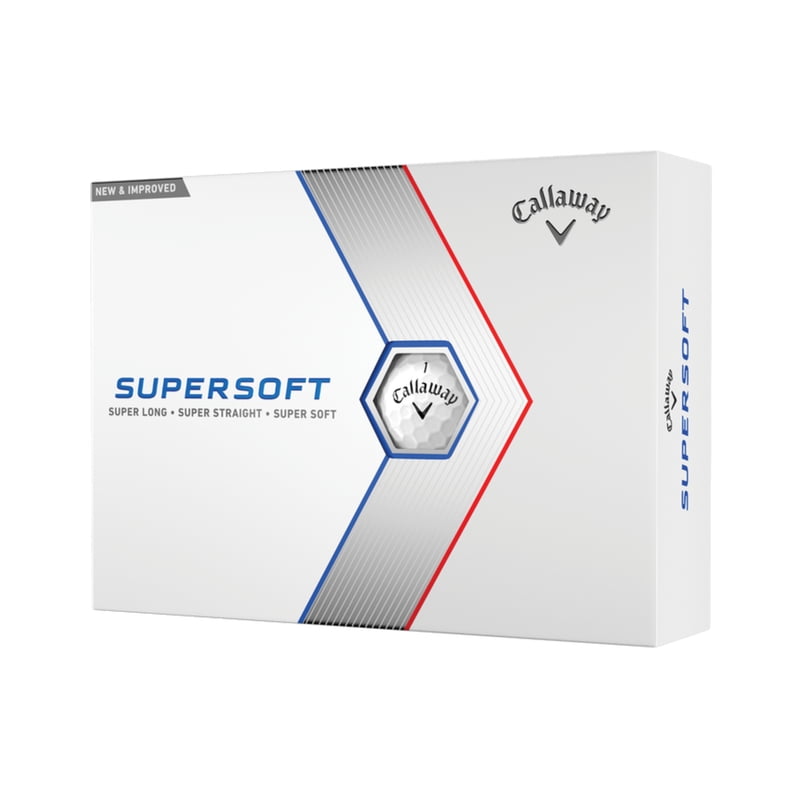 Supersoft Golf Balls - Long Distance, Soft Feel, 12 Pack