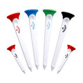 Callaway Golf Tees Combo Pack - Durable Co-Molded Performance, 4 Large & 2 Small Tees