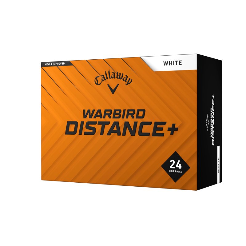 Callaway Warbird Distance+ Golf Balls 2025 - White, 12 Pack