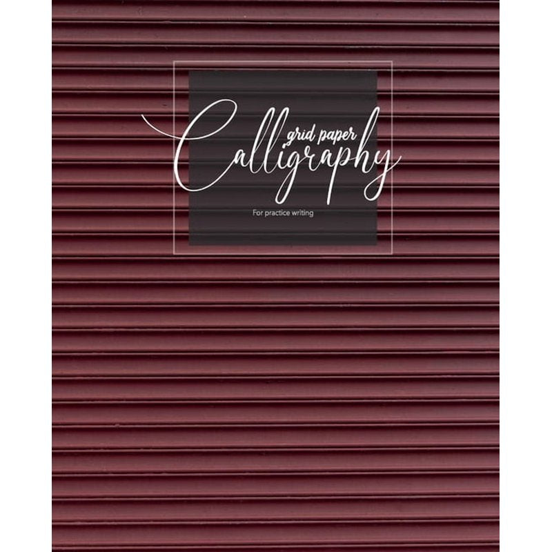 Calligraphy Practice Paper Sheets with Dot Grid and Slanted Lines - 100 Pages for Beginners