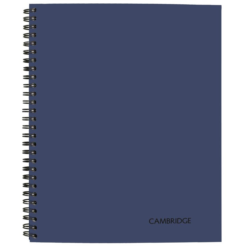 Legal Ruled Business Notebook 9x11 Blue - Wirebound, 80 Sheets