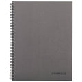 Metallic Business Notebook with Wirebound Cover, 6.5 x 8.25 inches, 80 Sheets