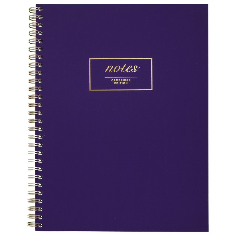 Medium Eggplant Purple Notebook with 80 Ruled Sheets - Undated Fashion Journal