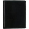 Refillable Notepad and Notetaker Set - Faux Leather Cover, 8.5x11, Black