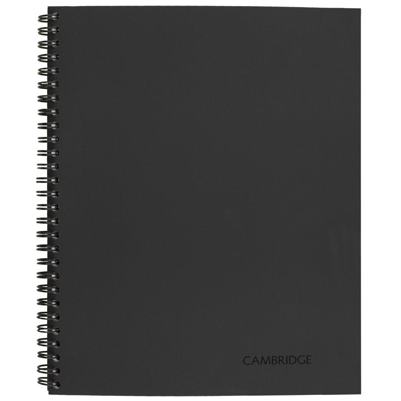 Business Planner Notebook - Wirebound 80 Sheets 8.14 x 11 Inches Gray