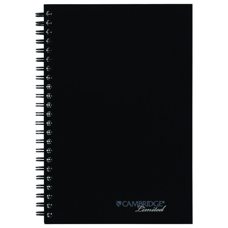 Business Notebook Wirebound 80 Sheets 5x8 Gray - Office & Meeting Notes