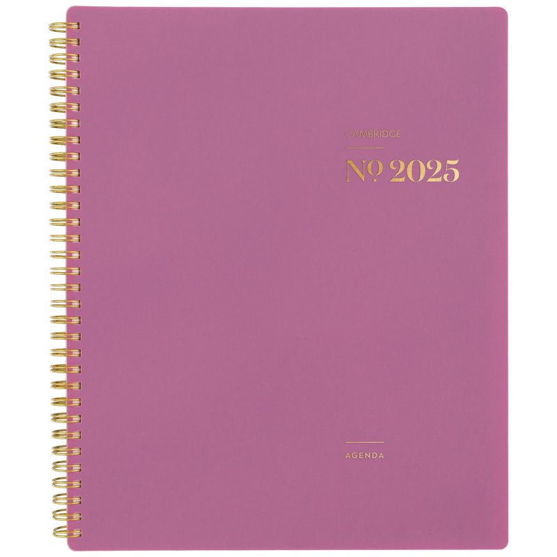 2025 Weekly Monthly Planner - Red Violet, 8.5x11 Inches, Office Organizer