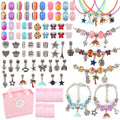 Kids Jewelry Making Kit with Charms and Chains - DIY Bracelets & Necklaces Set for Girls Ages 6-12