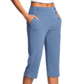 Women’s Yoga Capris Pants High Waist Workout & Office Pants with Pockets