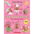 Cozy Capybara Coloring Book with Stickers - 96 Pages for Relaxation and Creativity