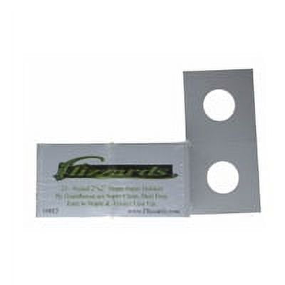 Coin Holder Flips for Nickel 21.2mm - 25 Pack Cardboard/Mylar Coin Sleeves