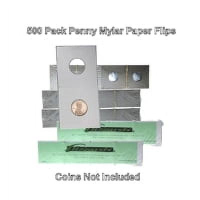 Coin Holder Flips for Penny and Small Coins 19mm - 500 Pack