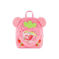 Care Bears and Strawberry Shortcake Plush Heart Backpack - Pink Mini Travel Bag