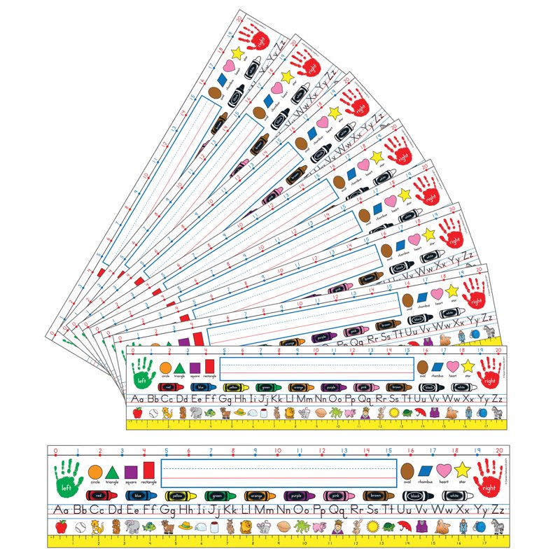 Classroom Name Plates for Desks - 36 Pack Student Organization & Learning Tools