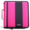 Zipper Binder with 2-Inch O-Rings, Multiple Pockets, Shoulder Strap