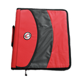 2-in-1 Zipper Binder with Handle & Shoulder Strap, Organizer for Documents & School Supplies