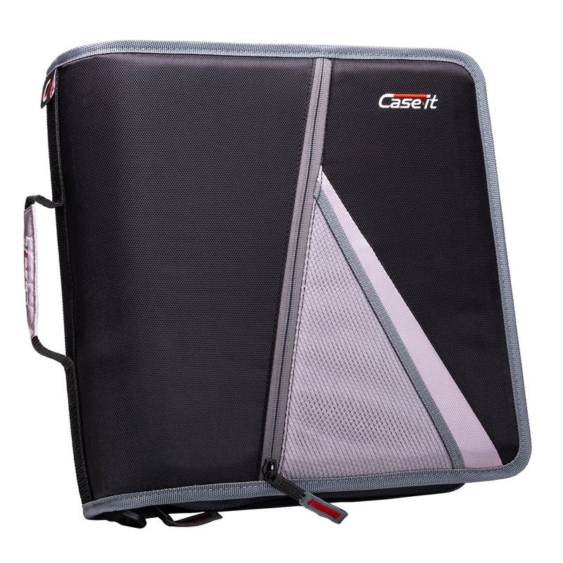 Zip Tab Binder with Expanding File Folder & 3-Inch O-Ring - Durable Letter Size Organizer