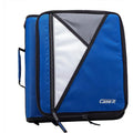 Universal 2-Inch Zipper Binder with 13-Inch Tablet Pouch - Blue