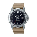 Casio Men's Sports Wristwatch MTP-VD01-5EV Water Resistant 50M, Analog, Tan Band
