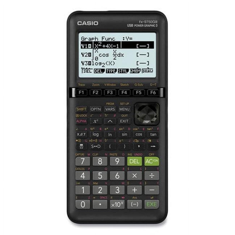 Graphing Calculator with 21-Digit LCD for Math and Science - Black
