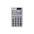 Casio 8-Digit Basic Handheld Calculator with Solar Power and Memory