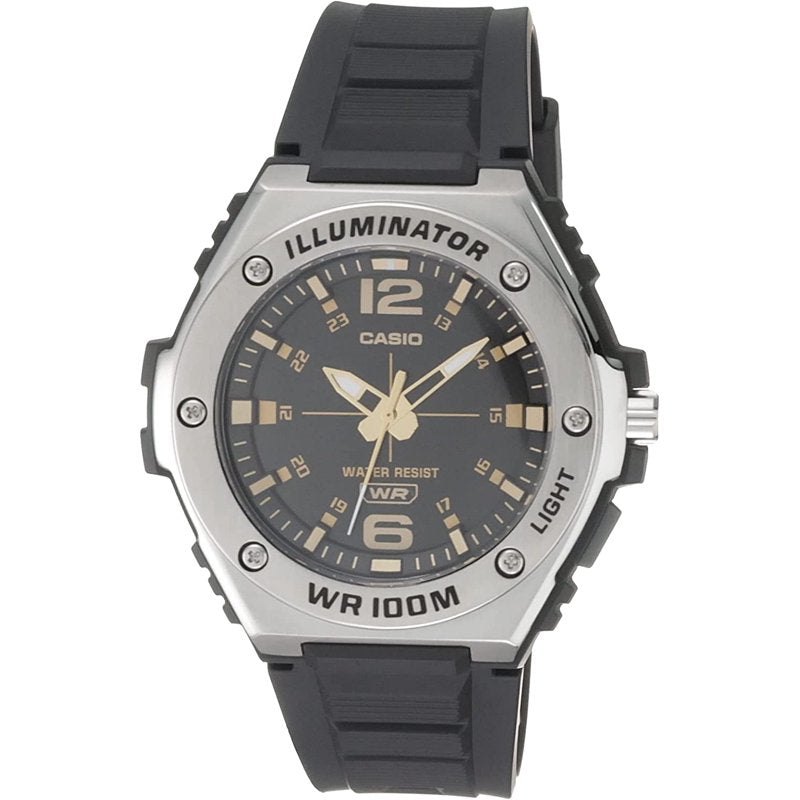 Casio Men's Quartz Sport Watch with Resin Strap and Heavy Duty Bezel