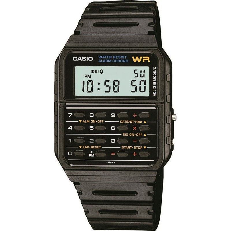 Men's Sport Rectangle Watch - Black Digital Sports Watch