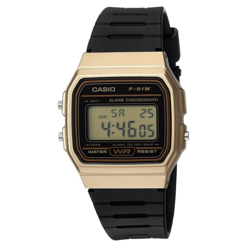 Digital Sport Watch with LED Backlight, Alarm & Calendar - Black Resin Strap