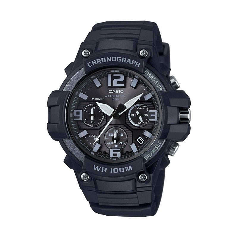 Casio Men's Chronograph Sports Watch MCW100H-1A3V - Water-Resistant 100m