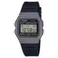 Digital Quartz Watch for Men with Resin Band and Gray Dial - Water Resistant, 7-Year Battery Life