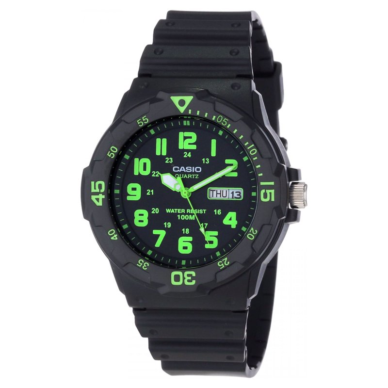 Casio Dive Style Men's Watch with Water Resistance and Date Display