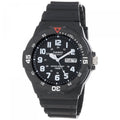 Men's Dive Style Watch with Water Resistance and Resin Strap