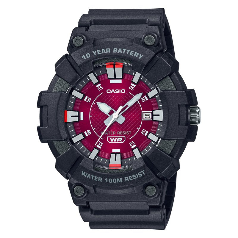 Casio Heavy Duty Analog Watch for Men - Water Resistant, 10-Year Battery