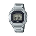Digital Wristwatch for Men with Stopwatch LED Backlight and 50M Water Resistance - Black
