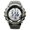Digital Quartz Watch with 100m Water Resistance and LED Backlight