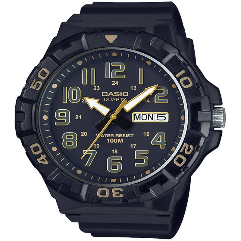 Men's Oversized Dive Style Sports Watch - Water Resistant 100M