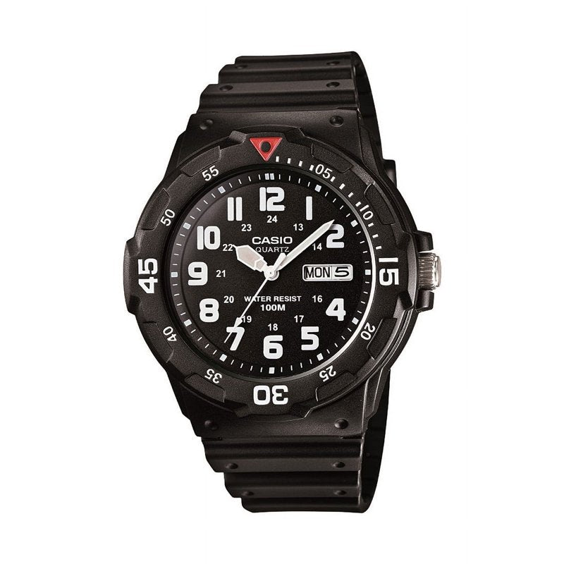 Casio Men's Sport Waterproof Analog Wristwatch with Rotating Bezel