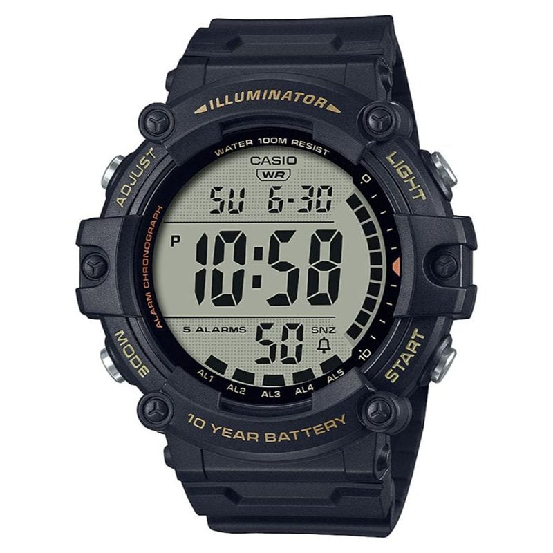Digital Watch with Wide LCD, Water Resistance, Long Battery Life - Unisex