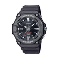 Heavy Duty Analog Wristwatch for Men - Black, 3-Hand, Water-Resistant
