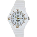 Casio Women's Dive Style Analog Watch with Resin Band, 100M Water Resistance