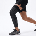 Full Leg Compression Sleeve with Non-Slip Strap - Support for Men & Women