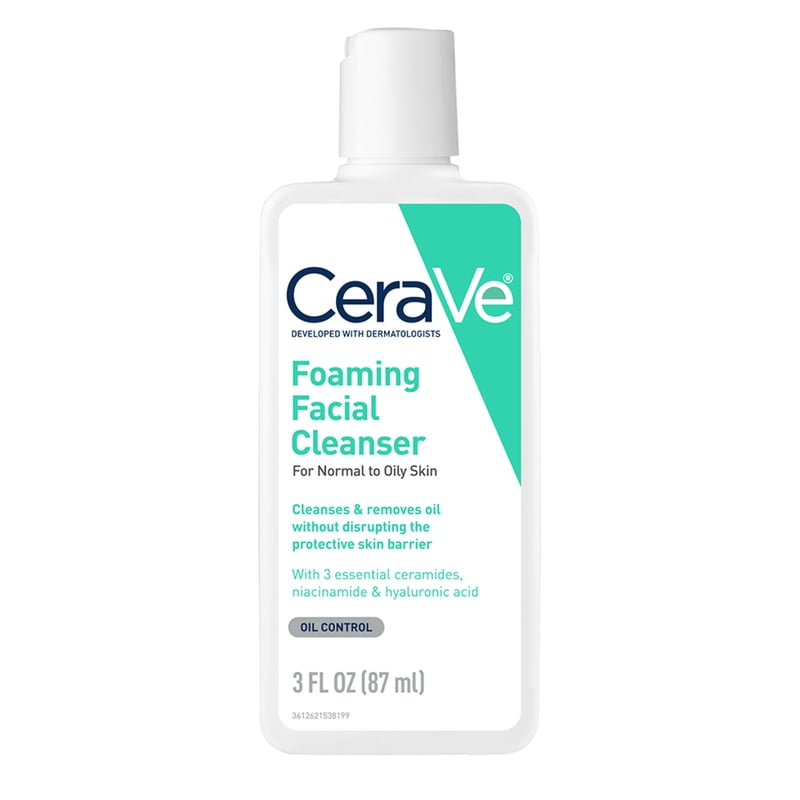 Travel Size Foaming Facial Cleanser for Normal to Oily Skin – 3 fl oz