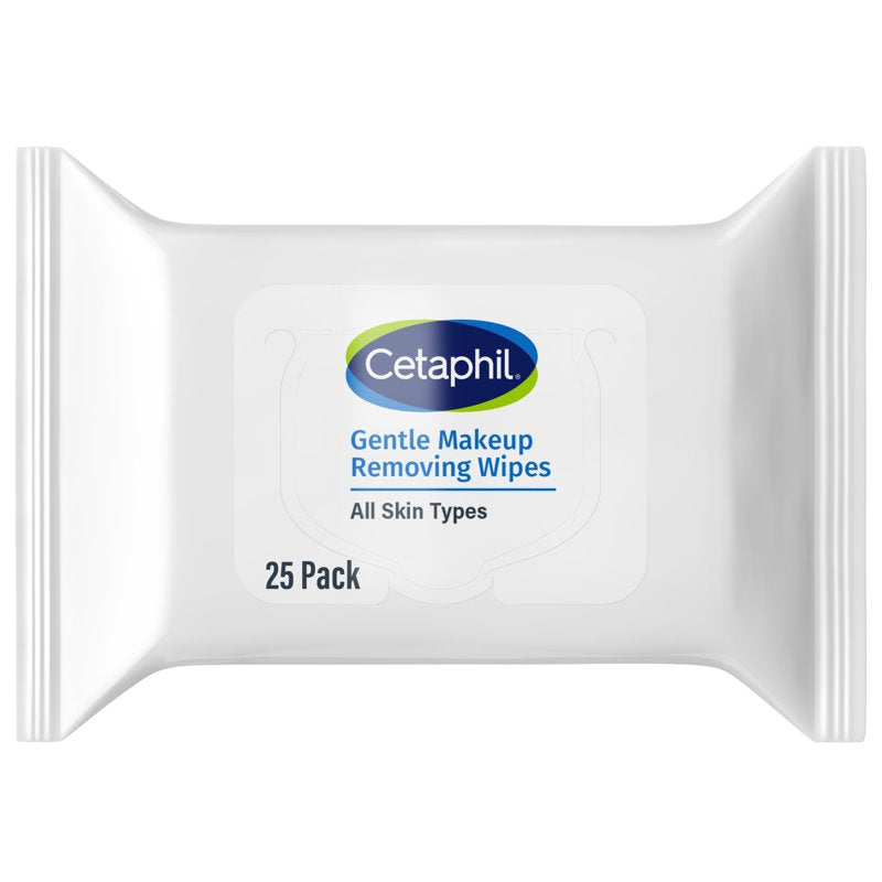 Gentle Makeup Remover Wipes for Sensitive Skin - Fragrance Free, 25 Sheets